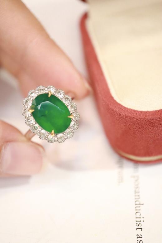 4.2ct 祖母绿戒指 商品图4