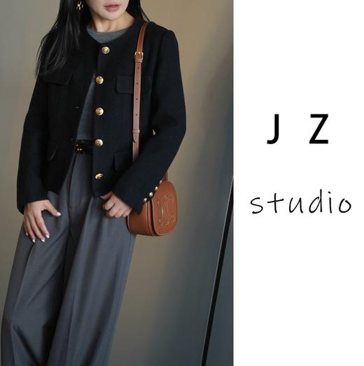 【绿M1 XL1 黑XL1】臣禾	两色香风外套JZ243010175【金猪甄选】 商品图9