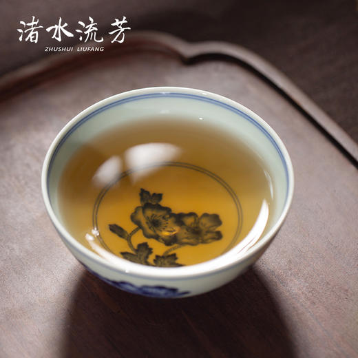 渚水流芳青花虞美人花卉纹碗（缺货） 商品图1