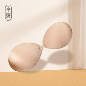 半醒透气布面聚拢胸贴内衣隐形防凸点硅胶乳贴女士婚纱用礼服