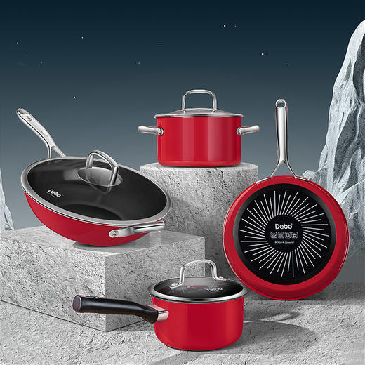 徳铂炒锅无涂层珐琅锅 喜马拉雅 商品图1