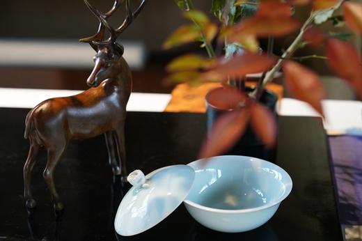 【可茶可汤】影青茶盖碗/汤碗 商品图0