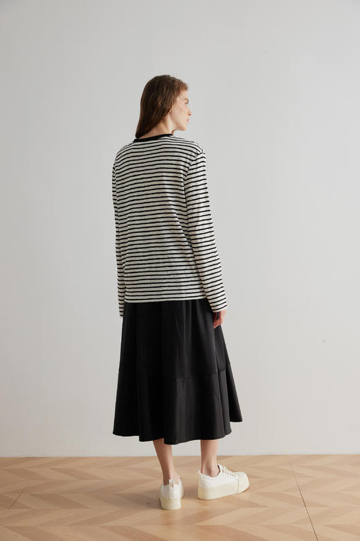 COCO ZONE夏季松紧腰显瘦A字裙百搭时尚半身裙CC1B0705 商品图3