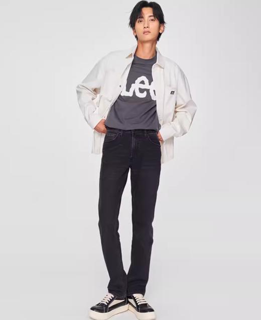 LEE新品726中腰直脚黑灰色男牛仔裤潮LMB1007263YS00F 商品图2