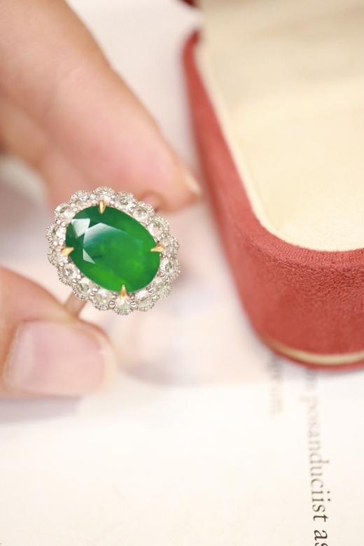 4.2ct 祖母绿戒指 商品图5