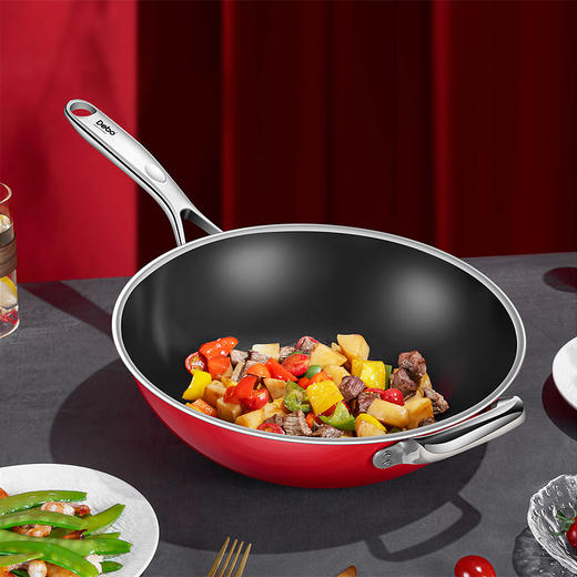 徳铂炒锅无涂层珐琅锅 喜马拉雅 商品图11