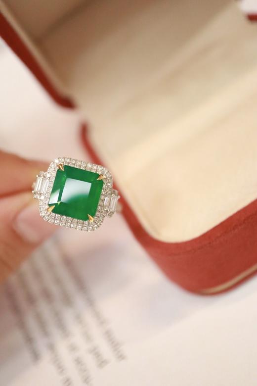 4.53ct 祖母绿戒指吊坠 商品图5