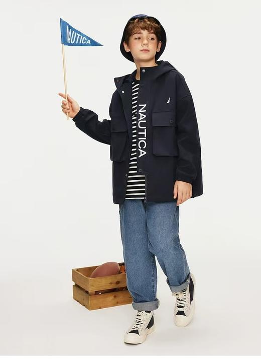 【春上新】8楼诺帝卡「NAUTICA童装 男童女童三防防油污透气口袋外套春秋季儿童城市户外    吊牌价  739元   活动价 665元j 商品图4