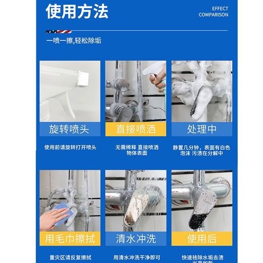 DDOXOO浴室清洁剂 轻松除垢 易冲洗不残留 清洁护理 洁净焕新 600ml/瓶 商品图2