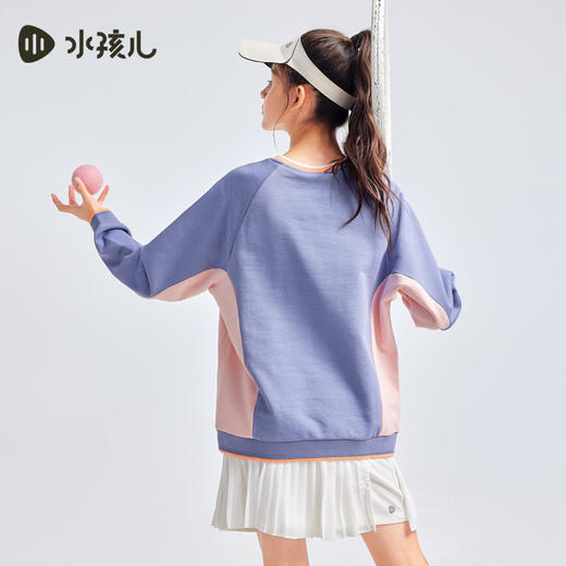 水孩儿童装春秋新款女童卫衣男童上衣中大童运动休闲时髦宽松 商品图3