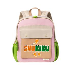 shukiku 趣味刺绣儿童双肩包 粉绿色 S