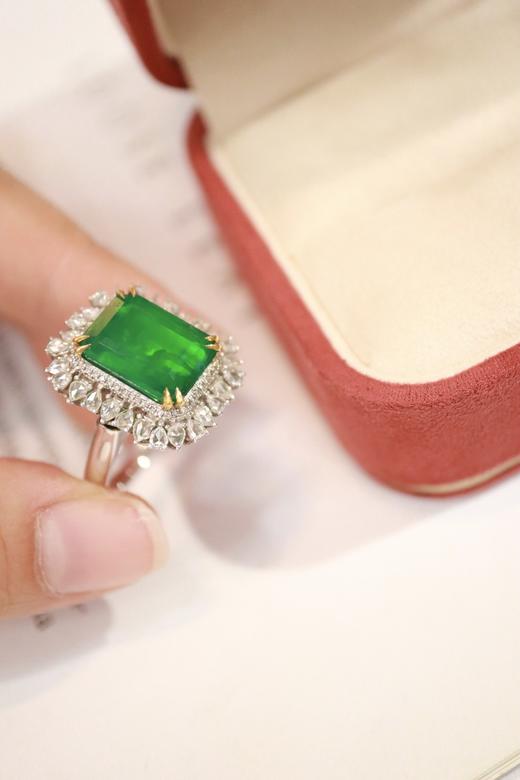6.0ct 祖母绿戒指吊坠 商品图6