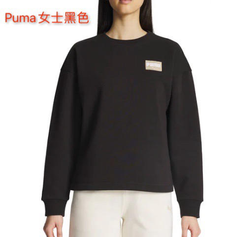 新款上架！巴黎奥运紫！Puma彪马时尚大logo女士经典简约卫衣，款式时尚百搭👍薄绒设计 商品图1