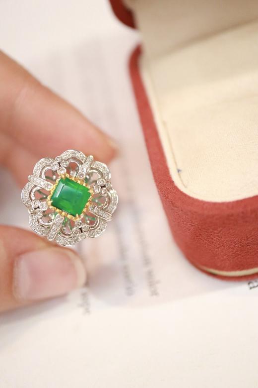 1.25ct 祖母绿戒指 商品图6