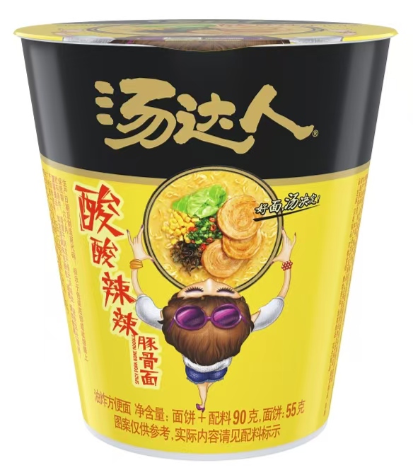 统一汤达人酸酸辣辣拉面90克
