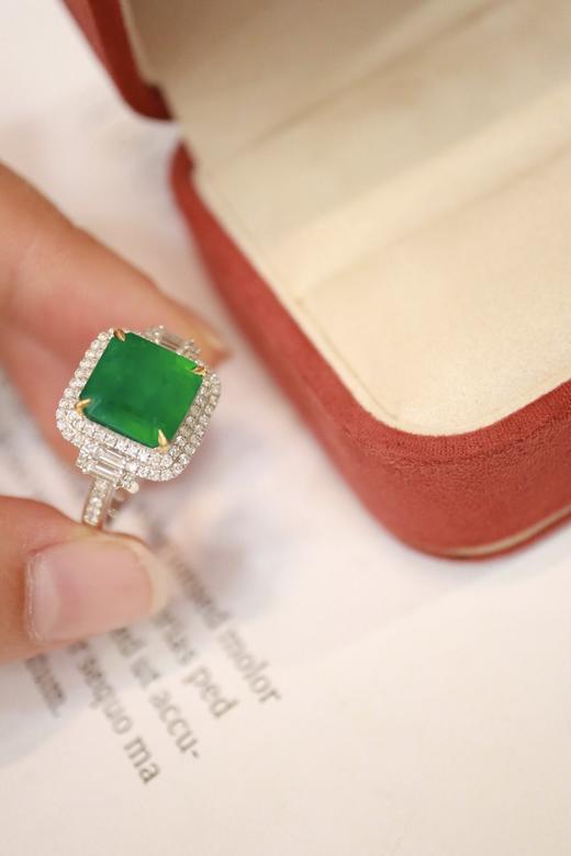 4.53ct 祖母绿戒指吊坠 商品图3