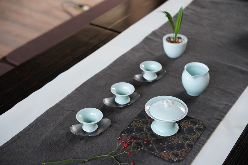 【亦茶亦酒】影青盖碗套组