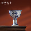 渚水流芳青花海水八怪纹高脚杯（缺货） 商品缩略图0