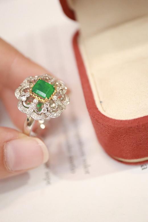 1.25ct 祖母绿戒指 商品图7