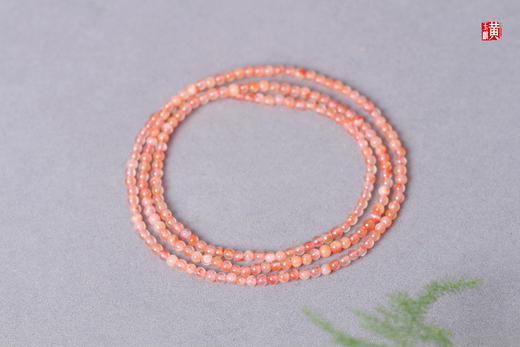 【琇莹】南红冰飘 珠串：3.8mm 商品图1