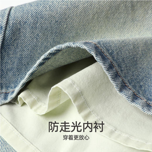 【亏本售！五分牛仔短裙】逸阳复古大口袋A字版型显瘦半身裙子1097 商品图4