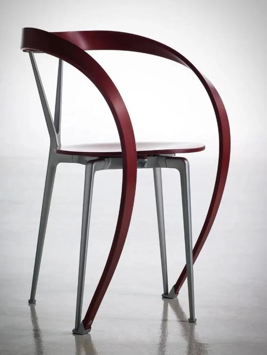 Revers Chair飘带椅扶手椅中古创意休闲别墅样板房餐厅设计师餐椅 商品图1