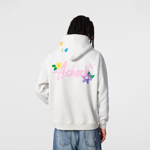 【Achock官方店】潮牌街头重磅刺绣连帽宽松卫衣美式复古嘻哈上衣 商品图0