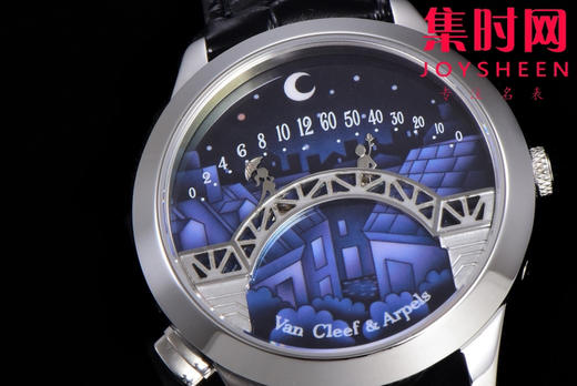 大号42mm男款情人桥 梵克雅宝💜💜💜Midnight Pont des Amoureux夜间版男士腕表 商品图4