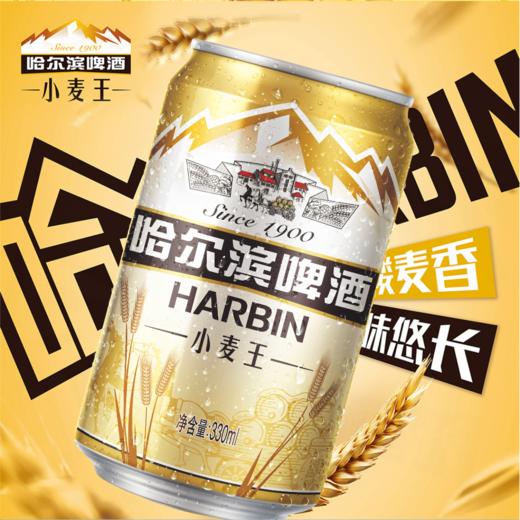 哈尔滨啤酒精酿小麦王330ml*1瓶/12瓶/24瓶整箱 商品图4