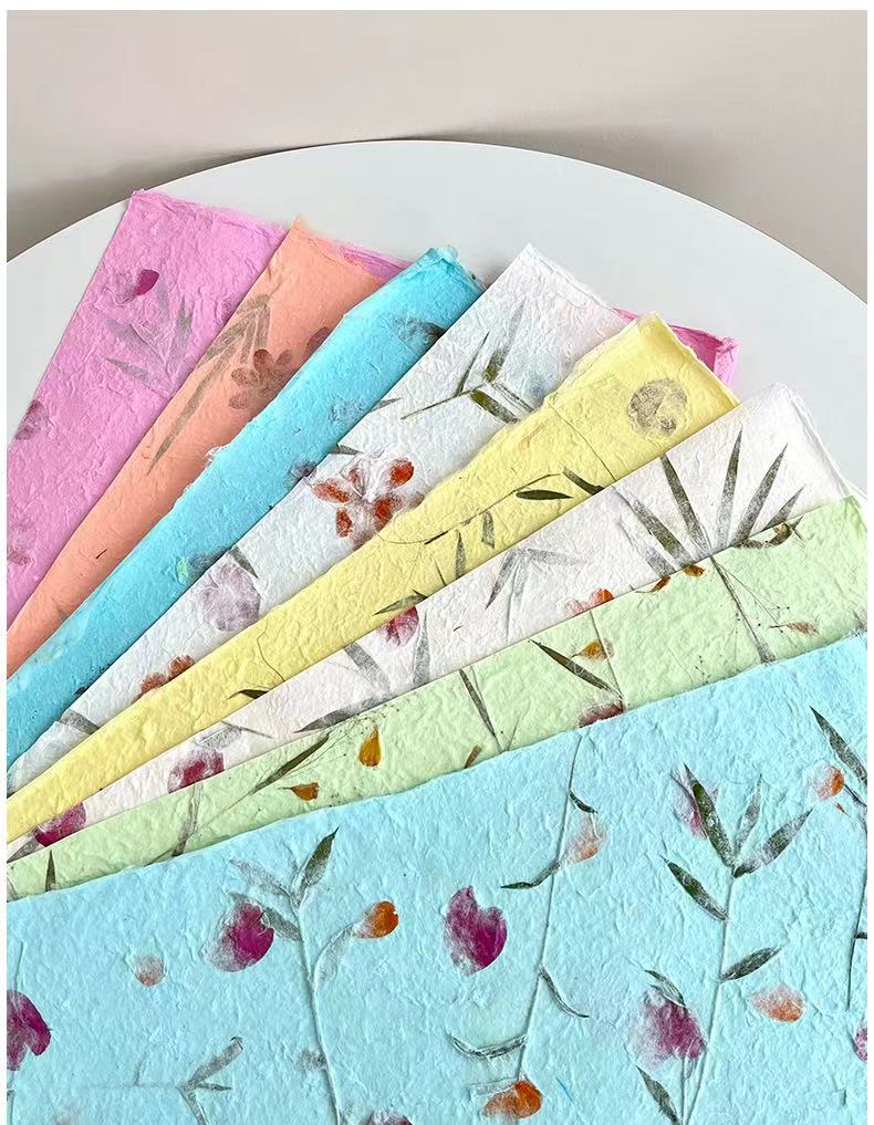 【高级纸】进口花瓣纸/梦幻纸/麻丝纸 （5张/包）