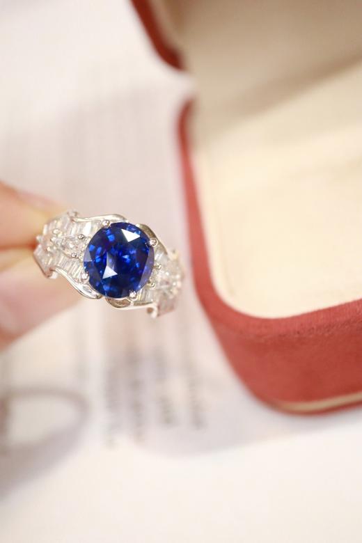 3.19ct 蓝宝石戒指 商品图7