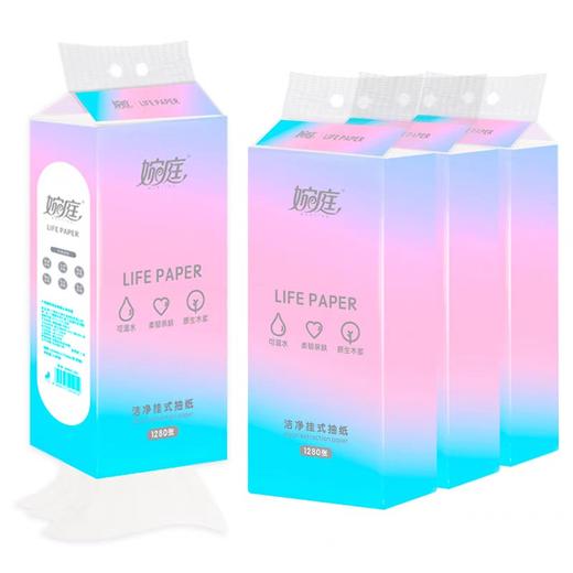 婉庭底部抽纸1280张/提 商品图5