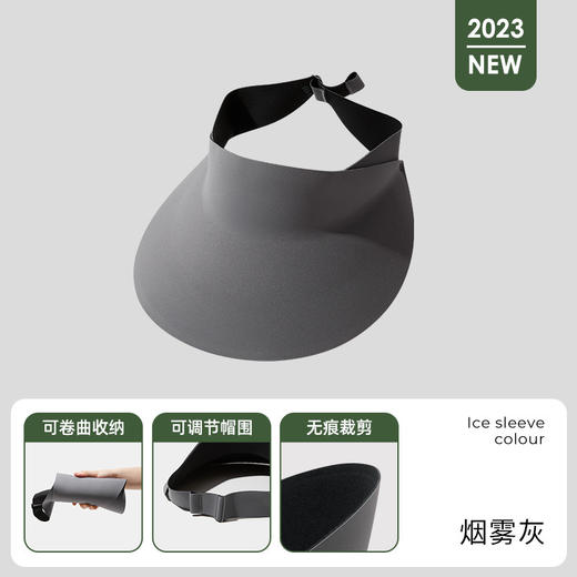 【2024新款防晒帽】女款防紫外线空顶大帽檐遮阳帽无痕太阳帽 男可折叠 商品图6