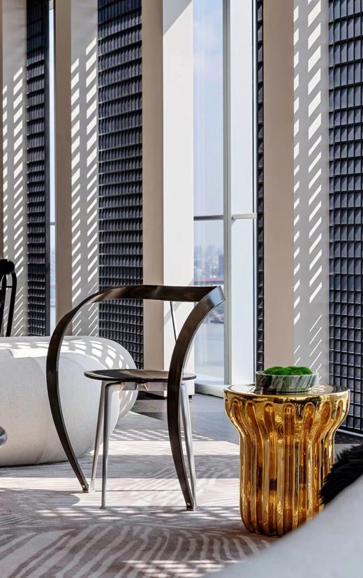 Revers Chair飘带椅扶手椅中古创意休闲别墅样板房餐厅设计师餐椅 商品图0