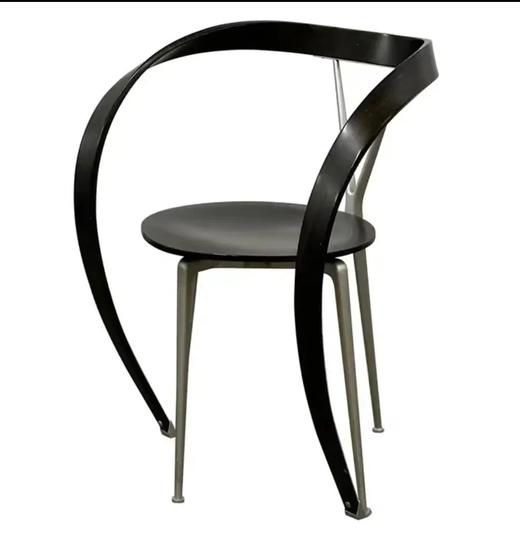 Revers Chair飘带椅扶手椅中古创意休闲别墅样板房餐厅设计师餐椅 商品图7