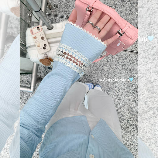 <曾小咸推荐>韩系翻领针织毛衣开衫外套 商品图2