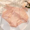 【纯欲蕾丝！性感豹纹冰丝内裤】法式浪漫 上身零束缚 舒适贴身 女士大码高腰收腹纯痕透气棉裆包臀三角裤头 商品缩略图7
