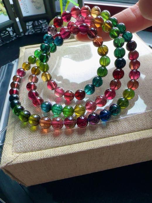 38.7g 6.6mm 碧玺手链 商品图4