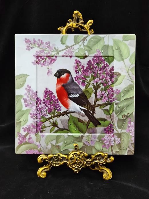 英国德文波特限量鸟类瓷画，薄雾笼罩的清晨系列，这只是丁香苏醒 商品图0