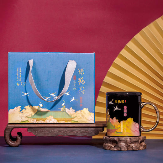 《瑞鹤图》感温变色杯 中国景德镇御器研究院出品 “当代督陶官”阳士琦大师监制 商品图5