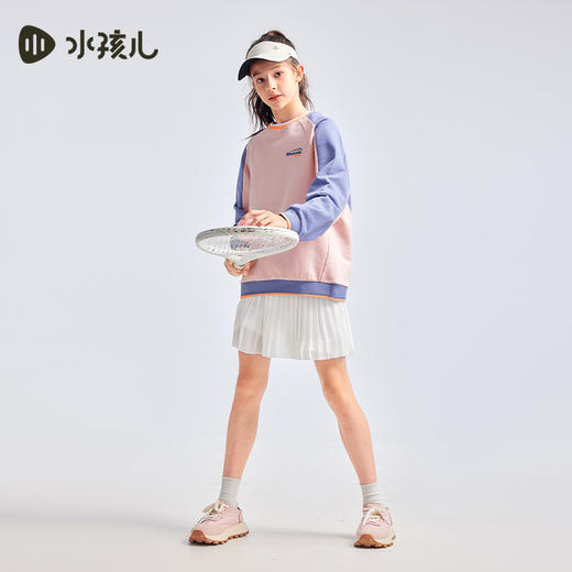 水孩儿童装春秋新款女童卫衣男童上衣中大童运动休闲时髦宽松 商品图7