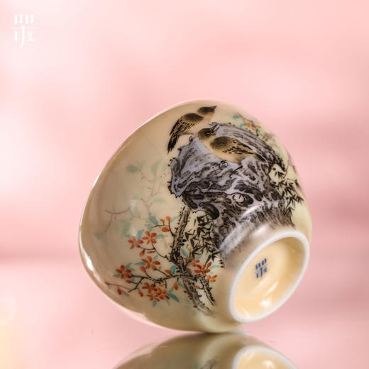 器度汝窑玉京杯（花鸟） 商品图2
