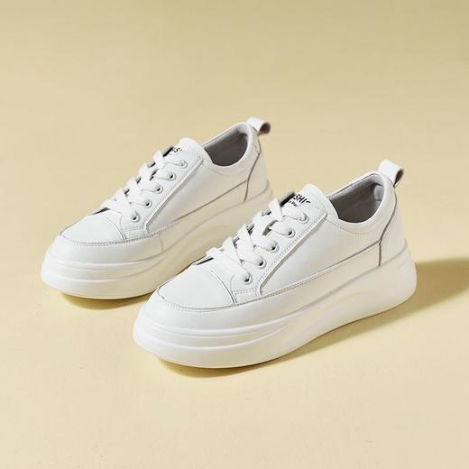 ZHR小白鞋板鞋女厚底鞋子ins百搭运动鞋女网红增高鞋多巴胺休闲鞋 商品图9