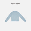 COCO ZONE春季时尚V领羊毛织V领单排扣针织衫24C10274 商品缩略图5