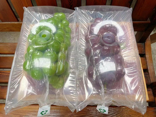 ✈️顺丰包邮到家！大连葡萄基地正宗晴王，妮娜皇后混合装，各一串，约4斤/箱 商品图2