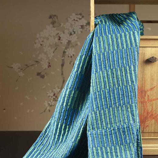 【ZAIKI西阵织】京都西阵织单色长丝女士围巾 商品图6