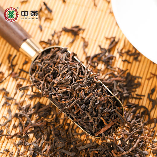 中茶中粮2022年中茶陈皮普洱茶熟茶散茶七年陈料400克罐装送礼茶 商品图2
