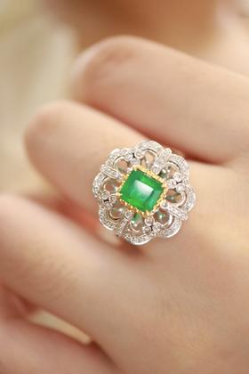 1.25ct 祖母绿戒指