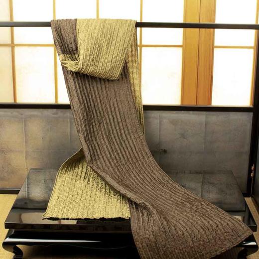 【ZAIKI西阵织】京都西阵织双色长丝女士围巾 商品图6