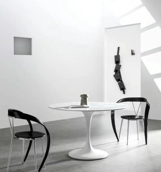 Revers Chair飘带椅扶手椅中古创意休闲别墅样板房餐厅设计师餐椅 商品图2